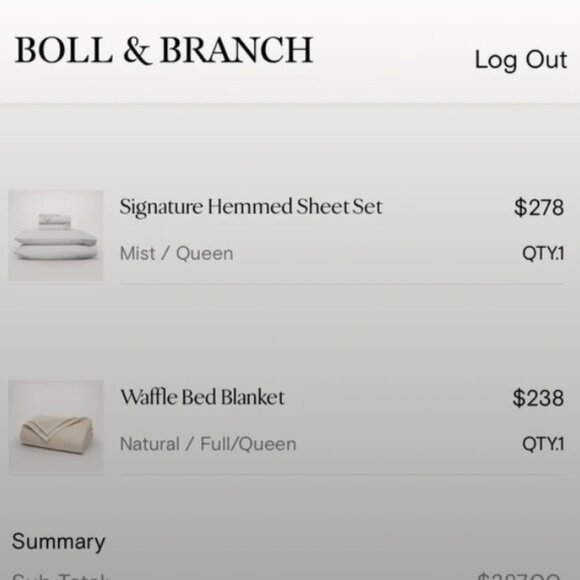 FIRE SALE! WED ONLY BOLL & BRANCH Waffle Bed Blanket - Full/Queen - Oatmeal EUC - Picture 7 of 7